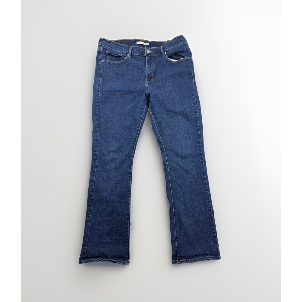 Levis Classic Bootcut Jeans Women's Size 14 Medium Wash Blue Denim 32x29